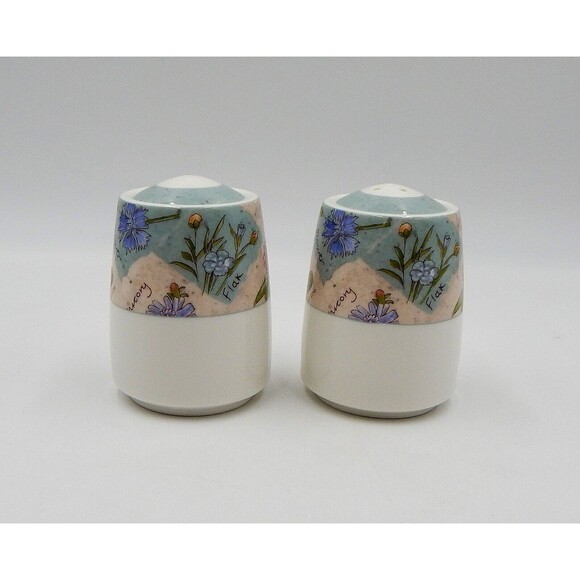 Royal Doulton Wildflowers Salt & Pepper Shakers Set Bone China - Picture 4 of 6